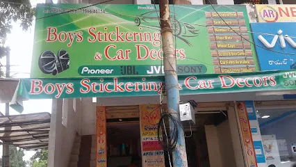 Boys Stickering & Car Decors