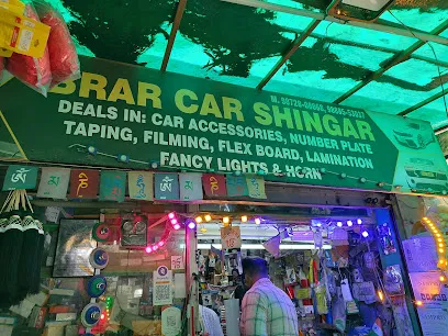 Brar car shingar - Number plates, fancy stickers, home plates , flex boards and car accessories