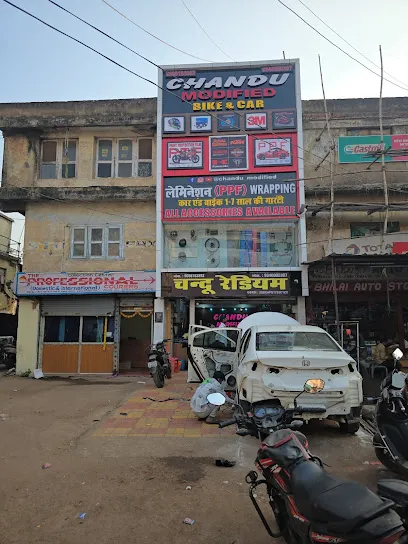 chandu radium Bike and Cars modifier shop bhilai power house