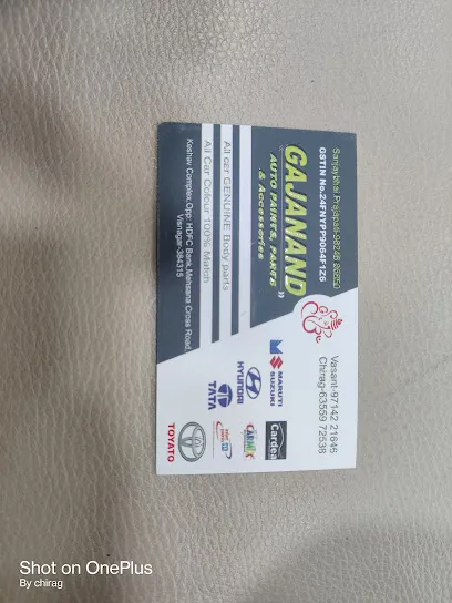 GAJANAND AUTO PAINTS,PARTS& ACCESSORIES