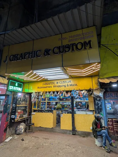 J Graphic & Custom - Best Bike Accessories & Wraps in Ranchi Near Me| Bike Lamination & PPF | Stickering | Bullet Accessories