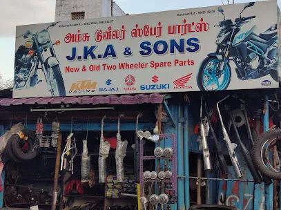 J.K.A & SONS AMSU TWO WHEELER SPARE PARTS