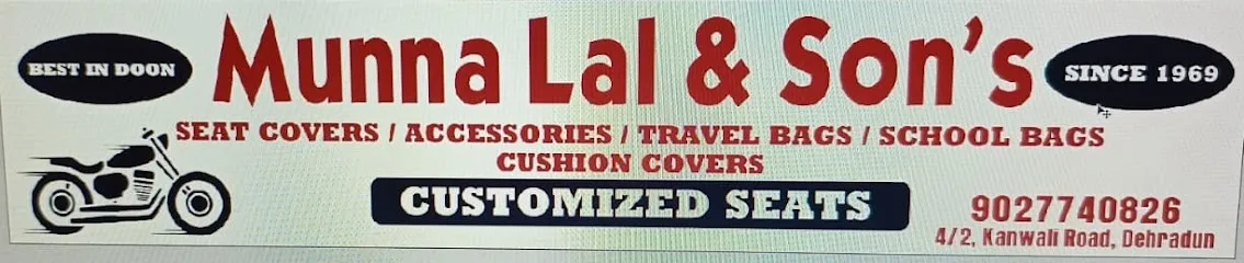 Munna lal and Son's Seat Cover