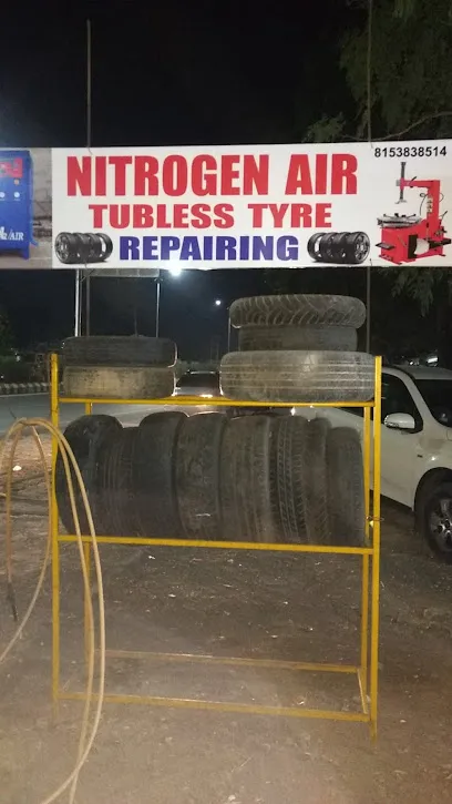 Nitrogen Air Tubeless Tyre Repairing