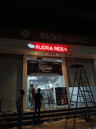 Rudra rides car decor