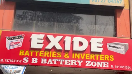S B BATTERY ZONE EXIDE SHOPEE — INVERTER , CAR BATTERY, INVERTER BATTERY(TUBULAR BATTERY) DHAKOLI, PANCHKULA AND ZIRAKPUR .