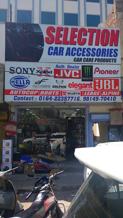 selection car accessories