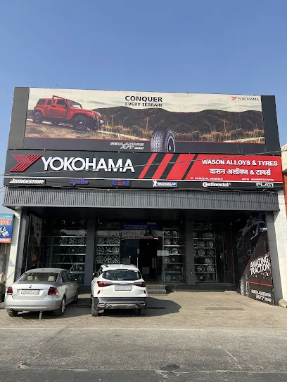 Wason Alloys & Tyres Yokohama Bridgestone Ceat Apollo JK Plati Alloys
