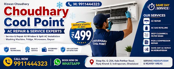 Choudhary Cool Point /Ac service Indirapuram &Ac Repair Indirapuram