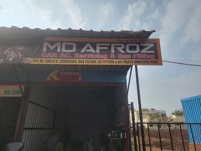 MD afroz car ac service gas filling parts also available