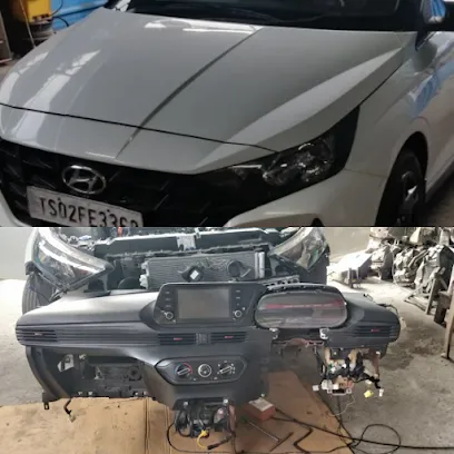 RM Car AC Service Centre blue wheel partner