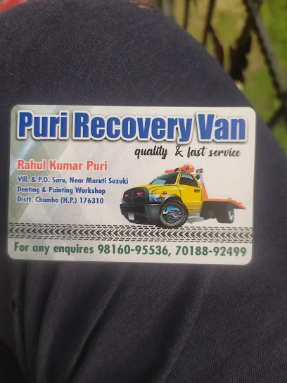 Puri recovery van service chamba