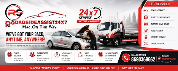 ROADSIDE ASSIST24×7 MECHANIC ON THE WAY