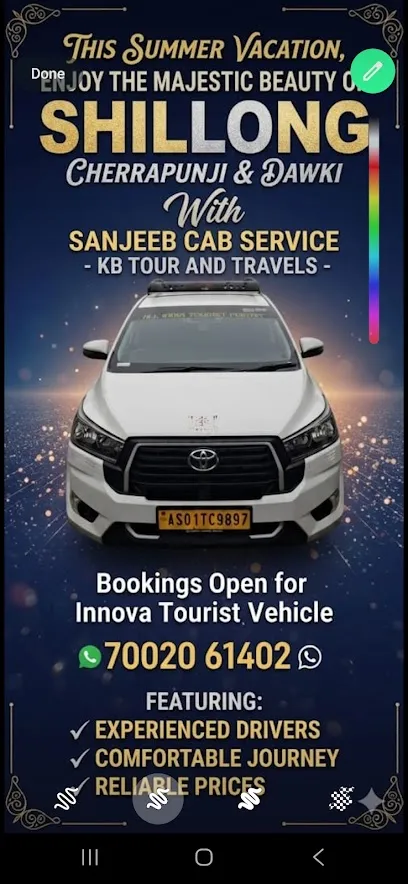 Sanjeeb cab service- kB tour and travel(Tezpur)