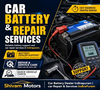 Shivam Motors | Car Battery Dealer Indirapuram | car Repair & Services IndiraPuram
