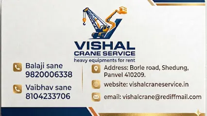 Vishal crane service - boomlift rental and crane rental service