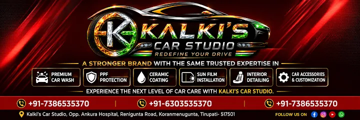 Kalki's Car Studio - Decors & Detailing Showroom PPF, Ceramic Coating Cars & Bike Etc