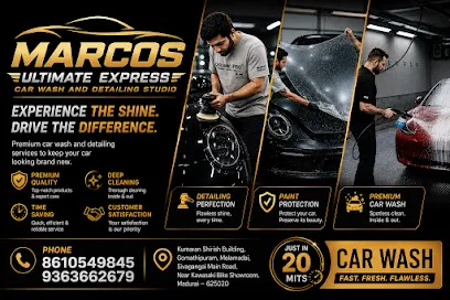 Marcos Ultimate Xpress Car Wash - Premium car washing, Car detailing, PPF, Graphene & Ceramic Coating Madurai
