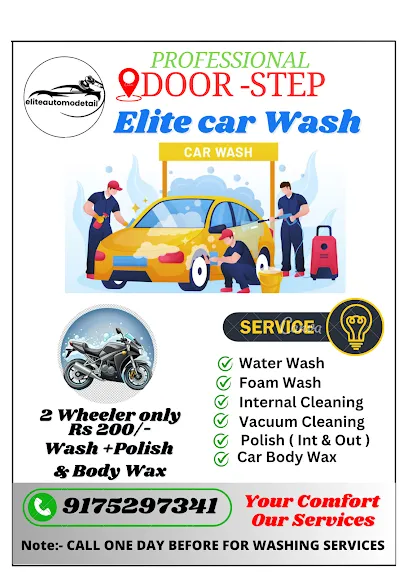 Eliteautomodetail door- steps Car Washing in Amravati