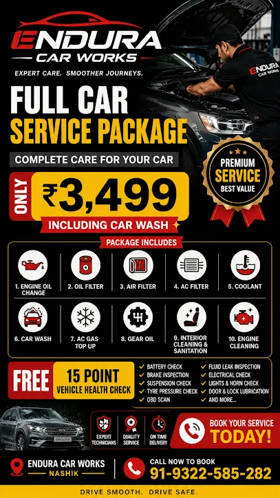 Endura Car Works Nashik AC,Engine,Electrical Works
