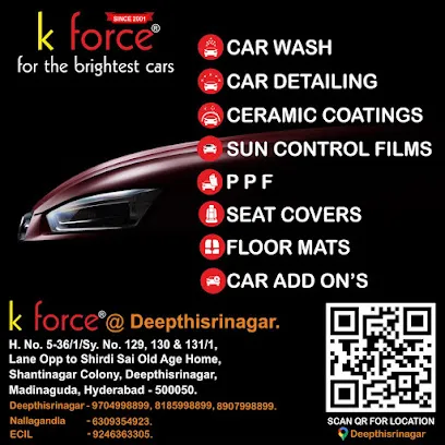K FORCE - CERAMIC COATINGS | PAINT BEAUTIFICATION | INTERIOR DETAILING | STEAM CLEANING | CARWASH | PPF | SUN CONTROL FILMS.