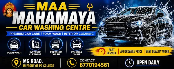 Maa mahamaya car washing centere
