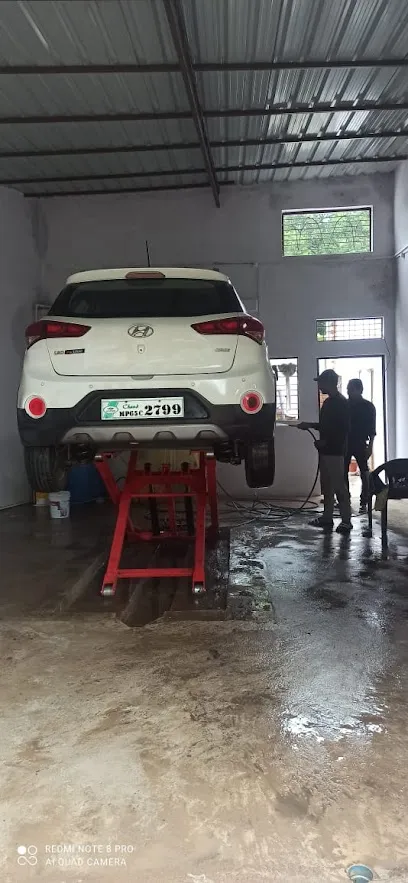 Neet & clean car washing