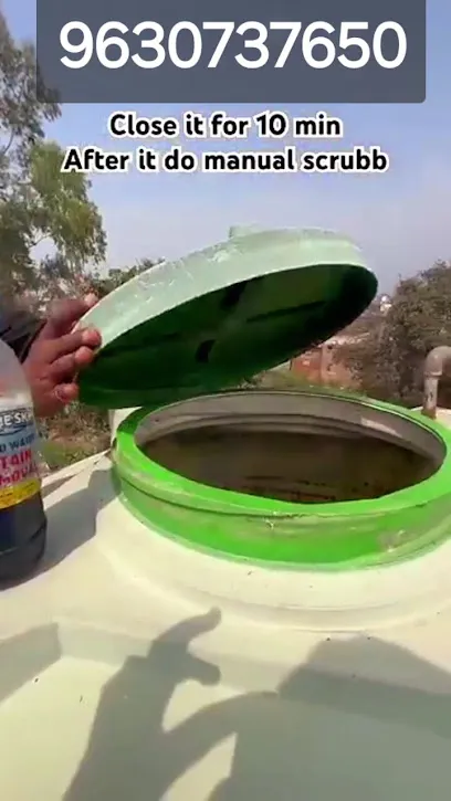 Quick & Clean Wash water tank