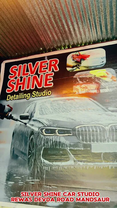 Silver shine car Studio