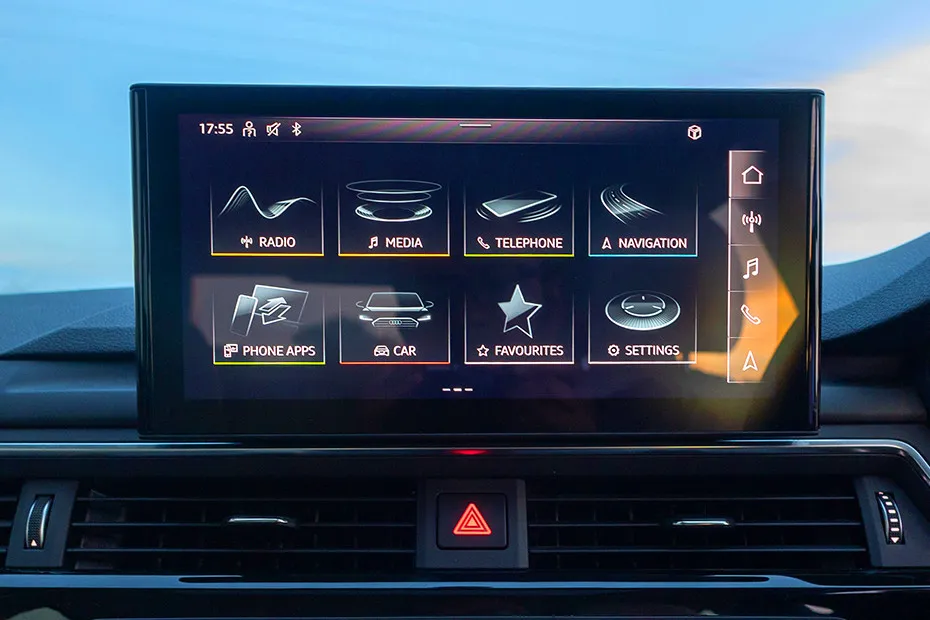 Audi A4 Infotainment System Main Menu