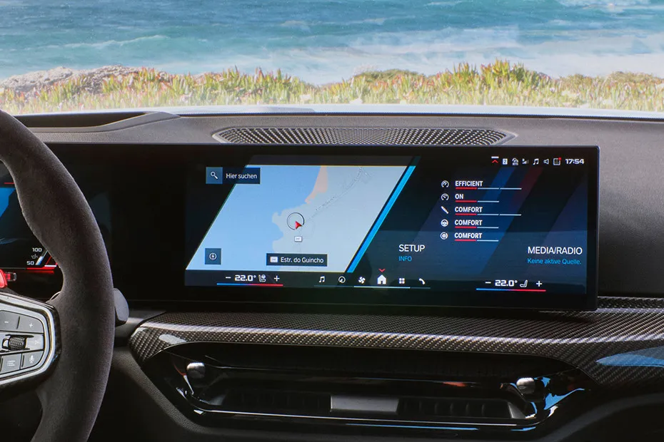 BMW M2 Infotainment System Main Menu
