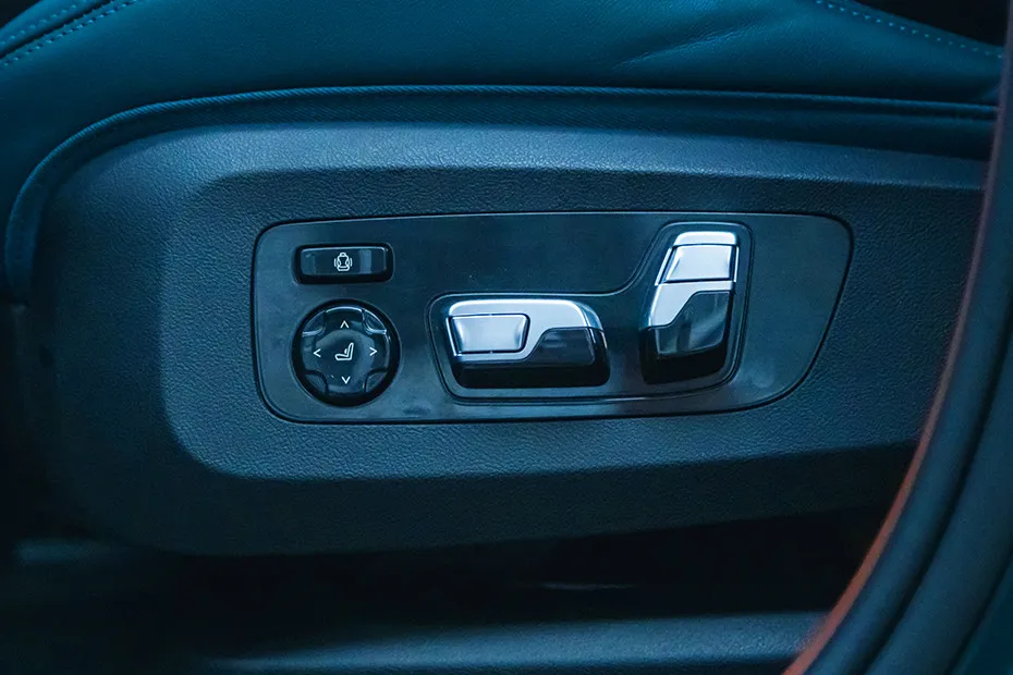 BMW XM Seat Adjustments Control
