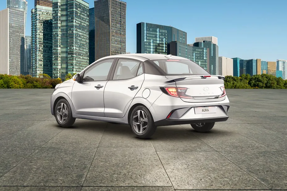 Hyundai Aura Rear Left View