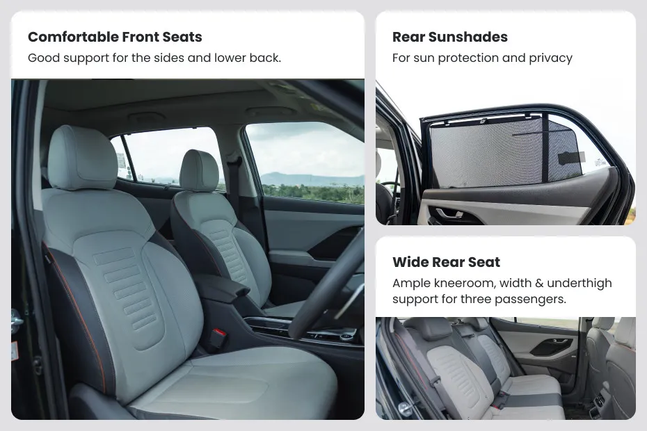 Hyundai Creta Space and Seating Highlights