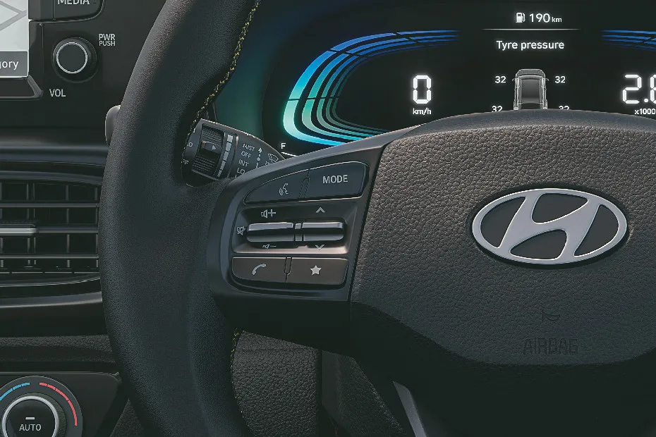 Hyundai Exter Steering Controls