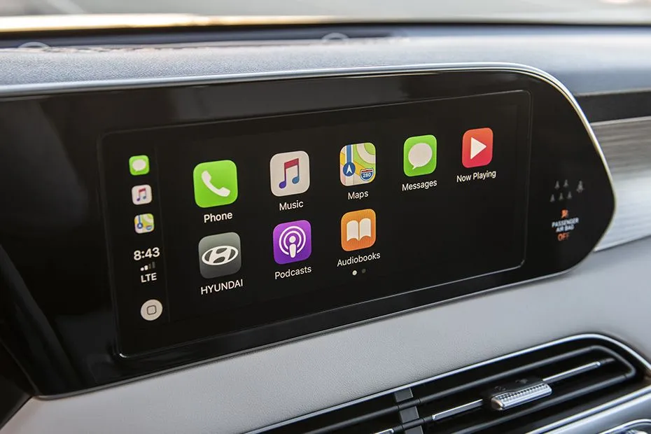 Hyundai Palisade Infotainment System Main Menu Image