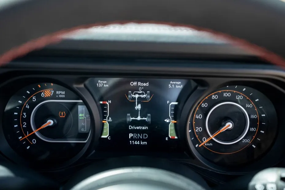 Jeep Wrangler Instrument Cluster