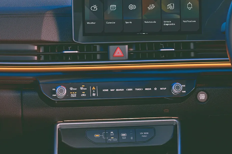 Kia Carnival AC Controls