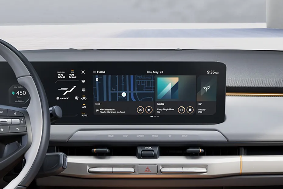 Kia EV3 Infotainment System Main Menu