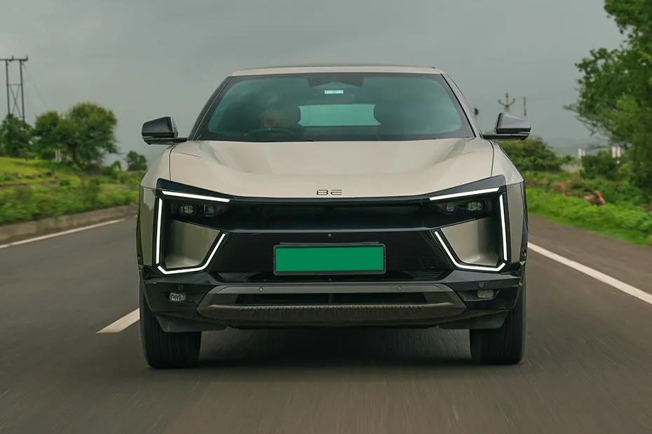 Mahindra BE 6 Driving: Front View