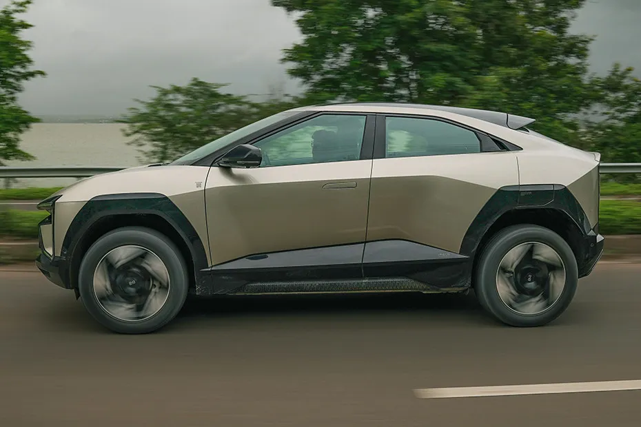 Mahindra BE 6 Driving: Side Profile (Left) View