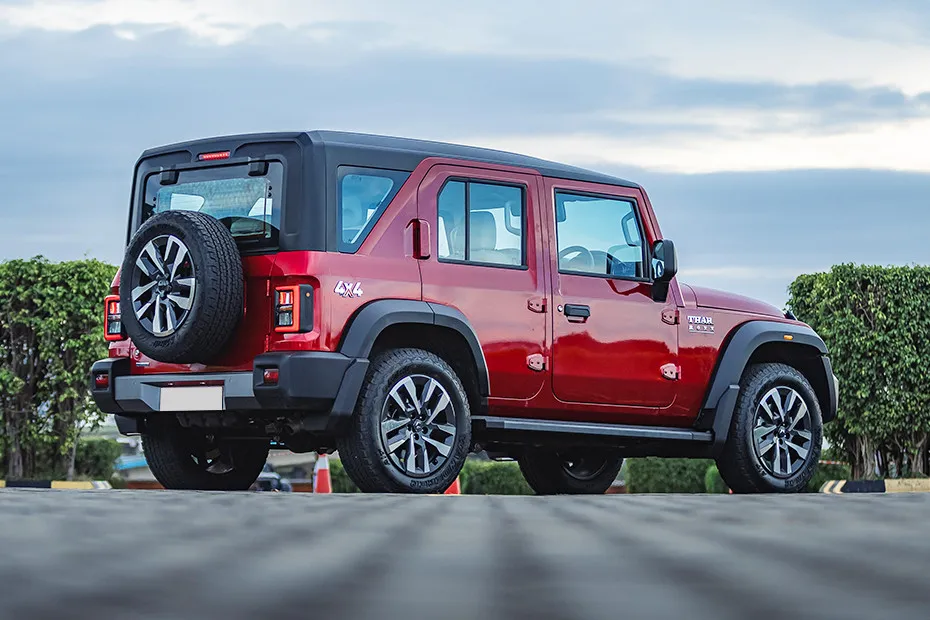 Mahindra Thar ROXX Rear Right Three Quarter View