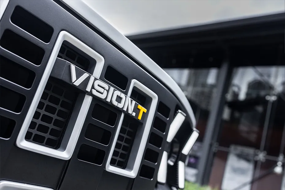 Mahindra Vision T Model Badge