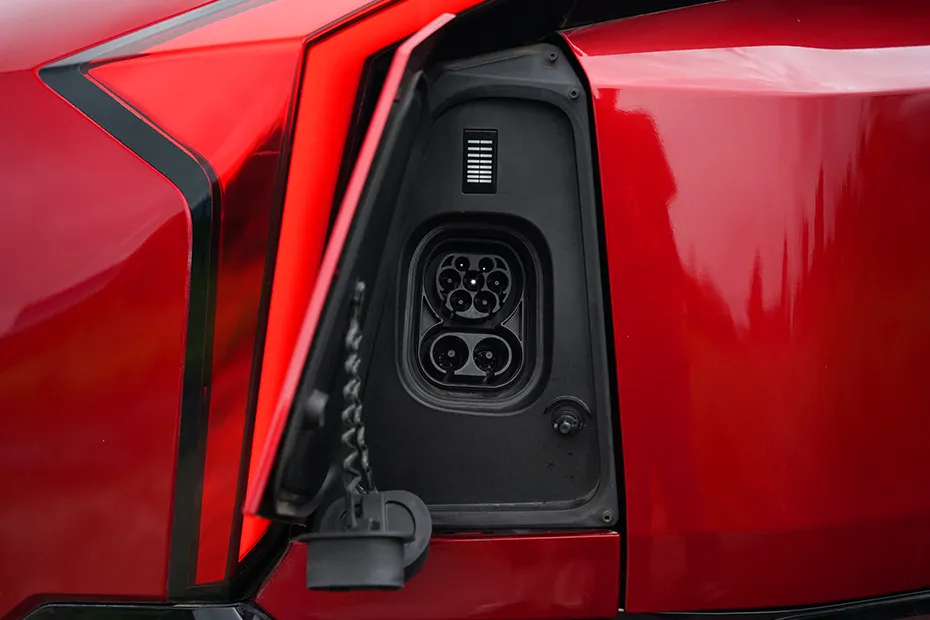 Mahindra XEV 9e Charging Flap (Open)