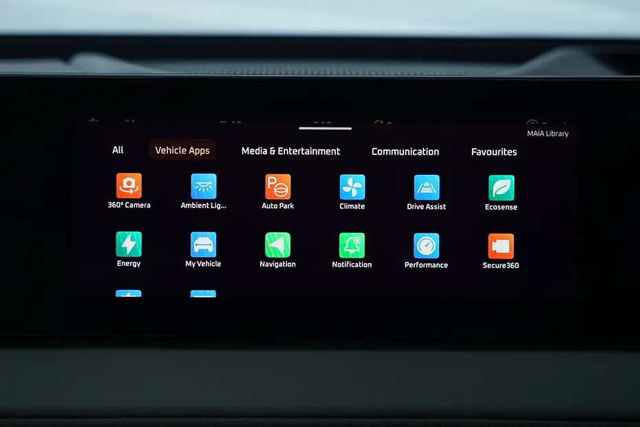 Mahindra XEV 9e Infotainment System