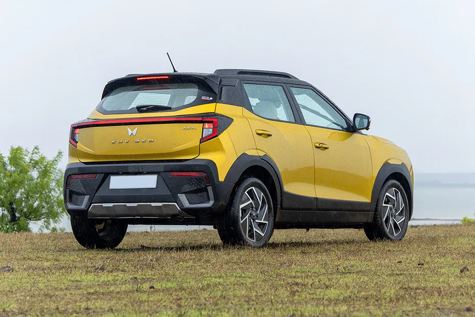 Mahindra XUV 3XO Rear Right Three Quarter View