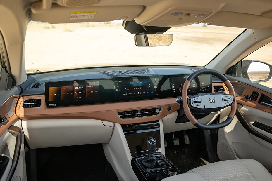Mahindra XUV 7XO Dashboard: Passenger's View