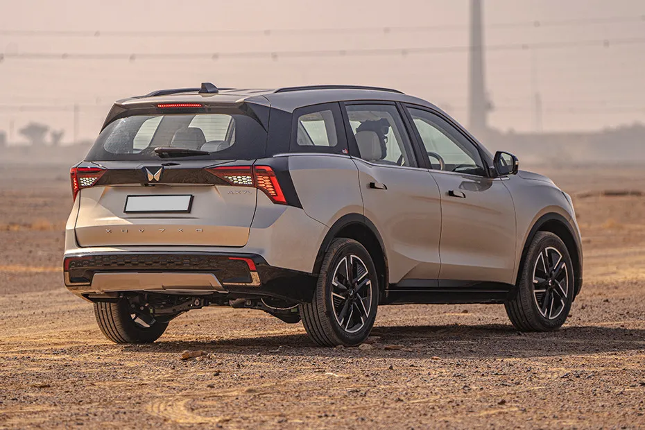Mahindra XUV 7XO Rear Right Three Quarter View