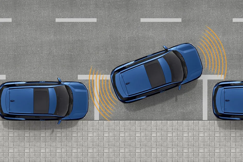 Maruti e Vitara Rear Parking Sensors Top View