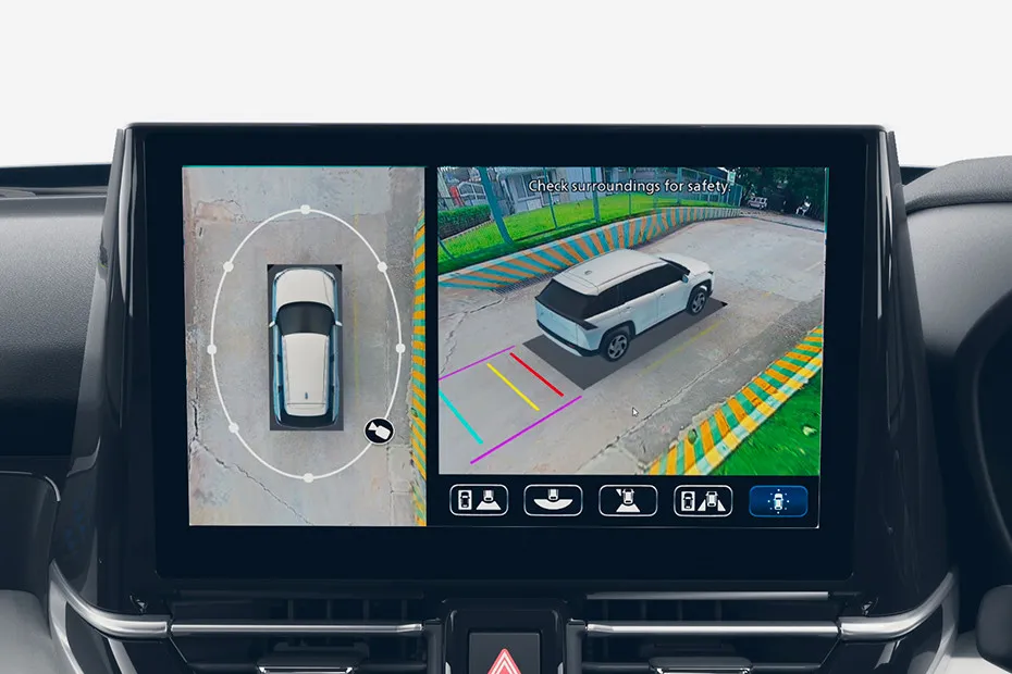 Maruti Victoris Reverse Camera View